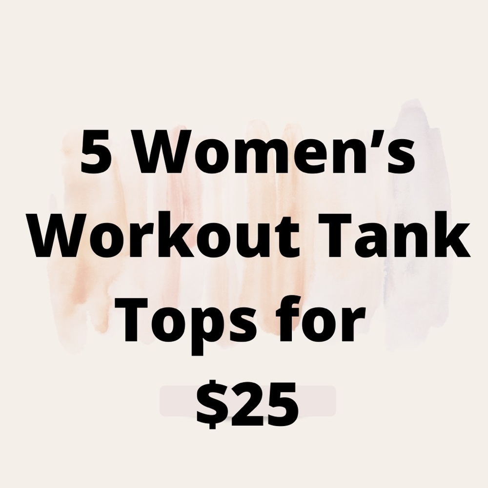 Mystery Box with 5 Women’s Workout Tank Tops